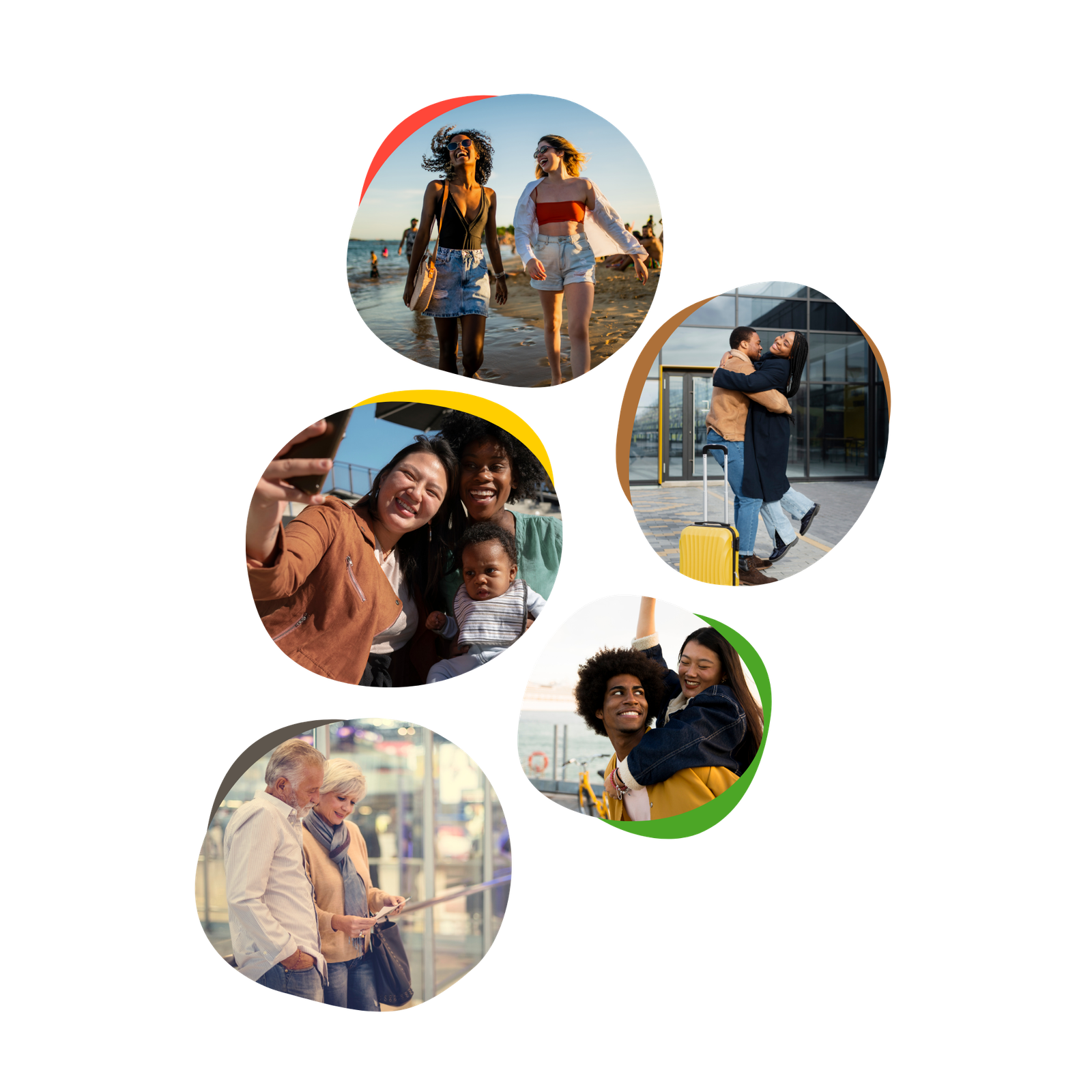 Caneca panorâmica fotos de familía tinta fotográfico colorido